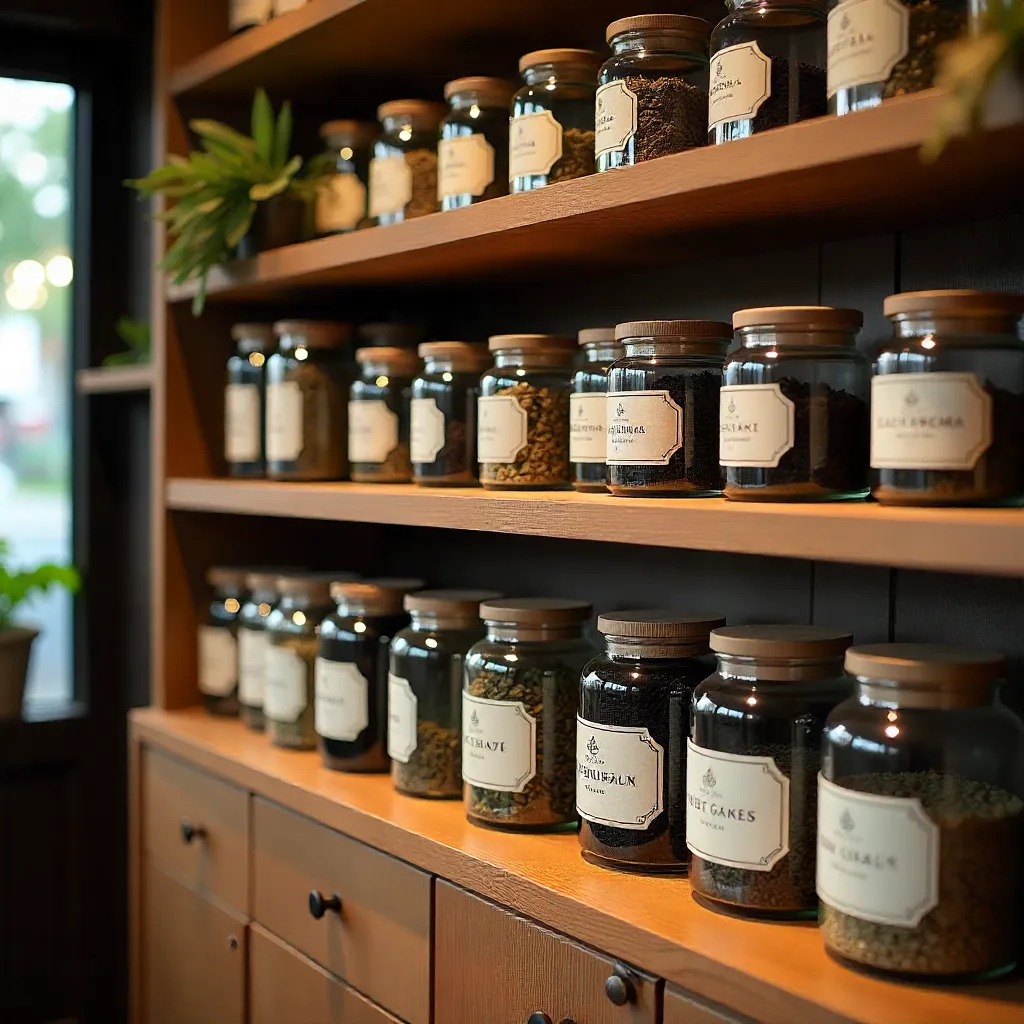 Tea subscription box with various blends