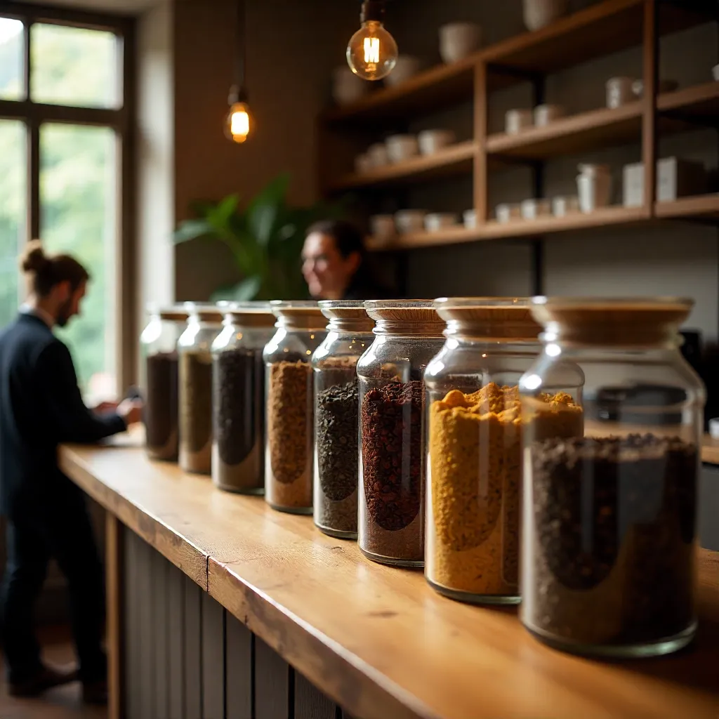 Spring tea collection with floral notes