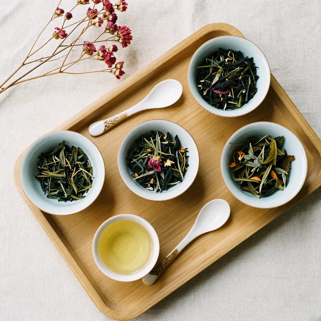 Rwandan mountain tea gardens