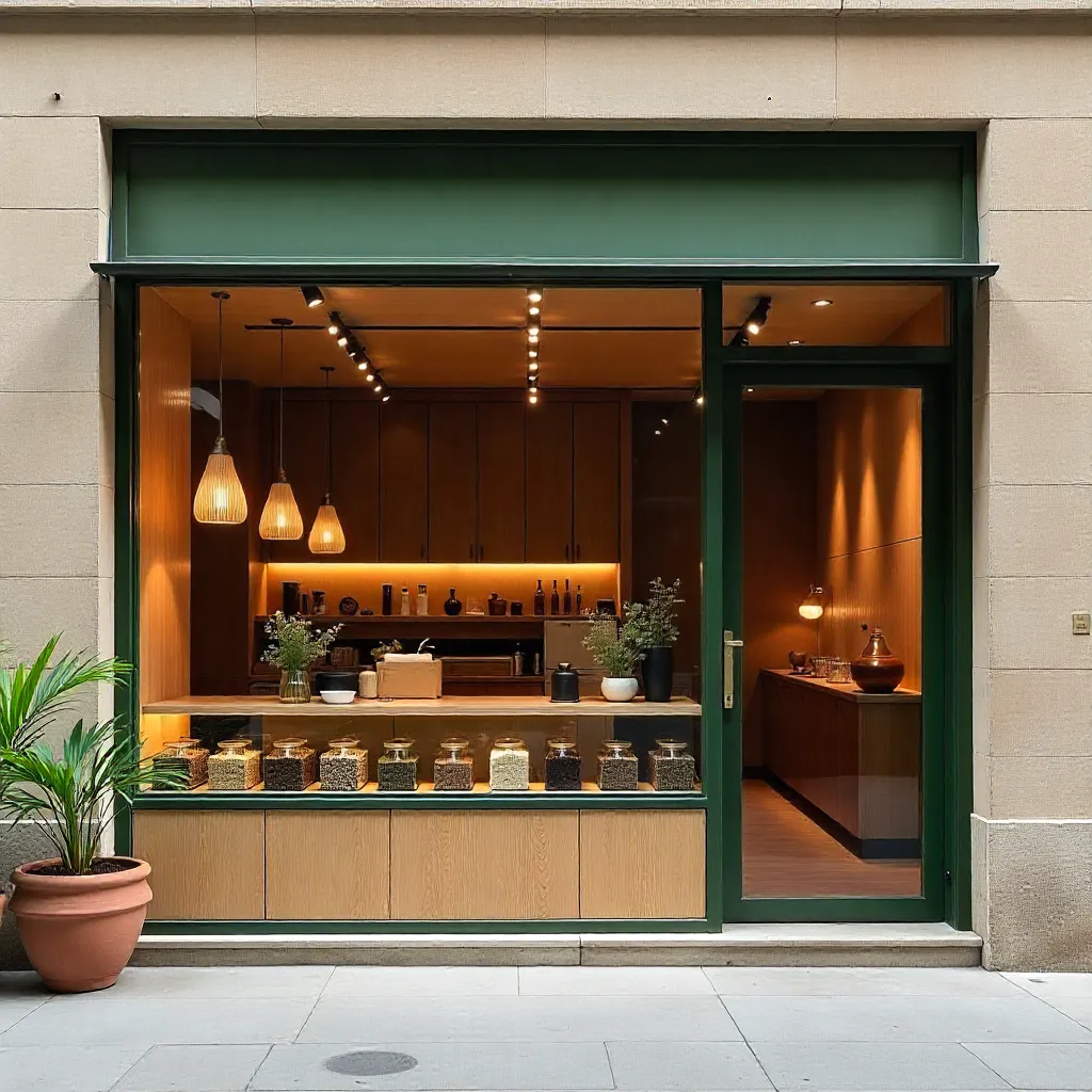 Tea service presentation